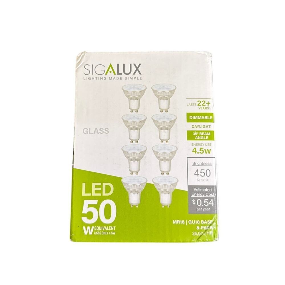GU10 LED Light Bulbs, 50W Halogen Equivalent, LED for Recessed Track Lighting